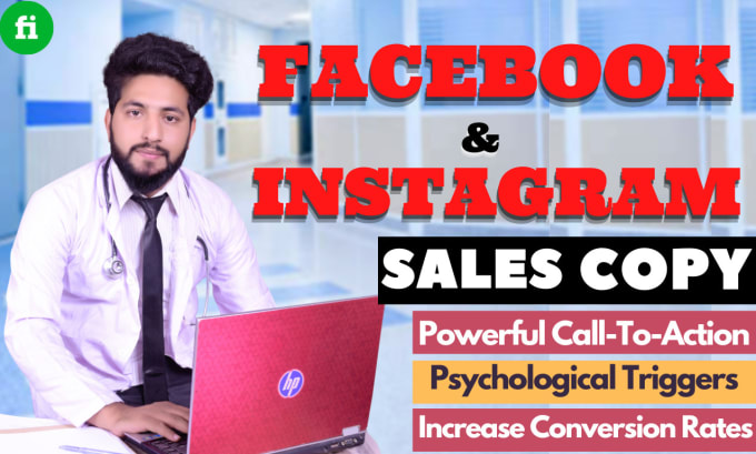 Gig Preview - Write high conversion sales copy of facebook instagram that sell medical product