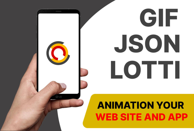 Gig Preview - Create lottie, json, GIF, svg animation for your website and app