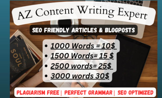 Gig Preview - Write SEO content on any trending topic for your blog