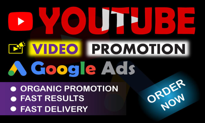 Gig Preview - Setup manage youtube ads, organic video promotion by using google ads