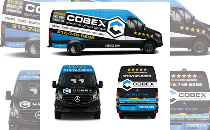 Gig Preview - Make creative vehicle wrap for your van, food truck and cars