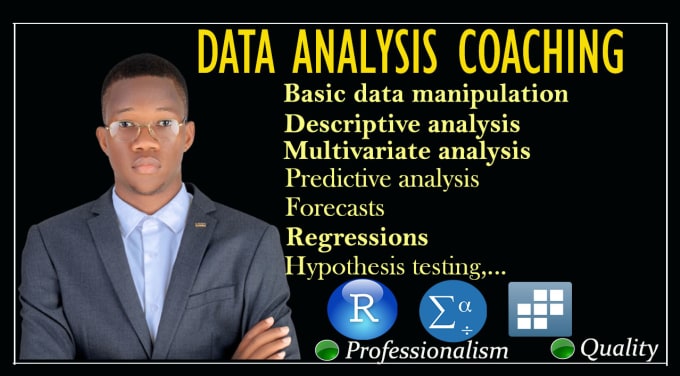 Gig Preview - Coach or teach you in the use of stata, spss and rstudio for data analysis