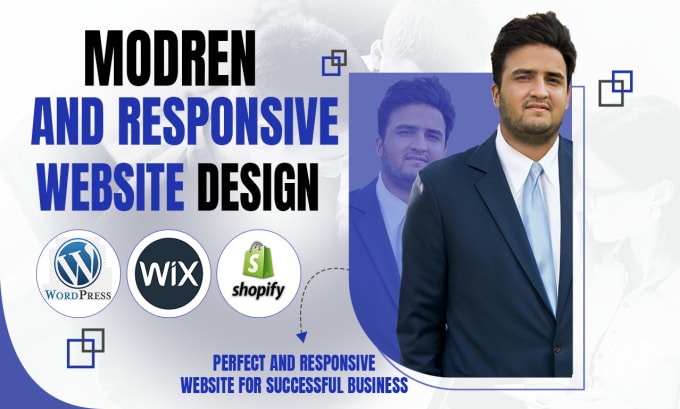 Gig Preview - Create a clean and modern responsive wordpress website design and redesign