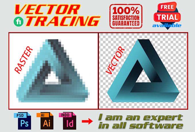 Gig Preview - Do vector tracing, recreating any logo or image, and all illustration