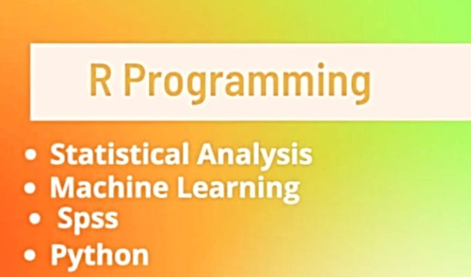 Gig Preview - Do data analysis in r programming and python language