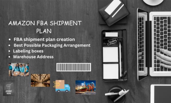 Gig Preview - Create amazon fba shipment plan and print label for your inventory