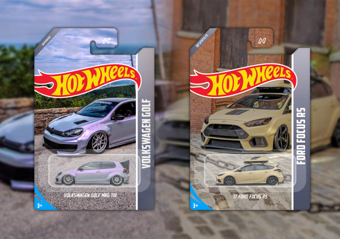 Gig Preview - Design custom hot wheels edition of your car