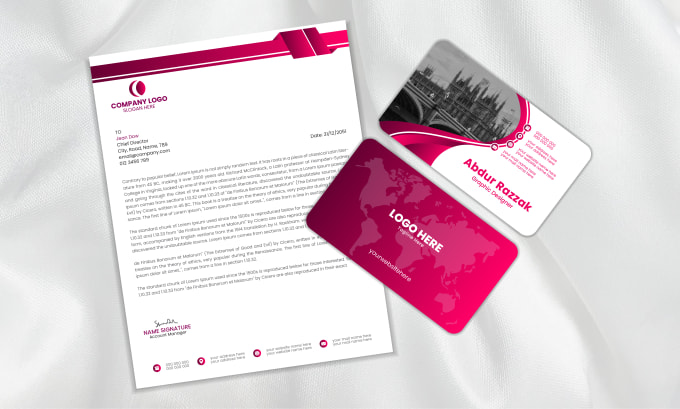 Gig Preview - Design professional business cards letterhead