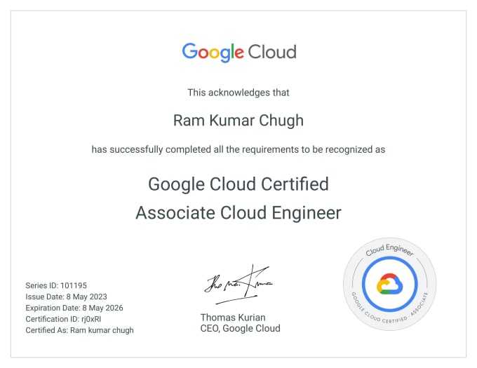 Gig Preview - Guide you to clear gcp associate cloud engineer exam