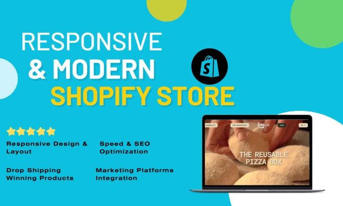 Gig Preview - Our agency will build modern and responsive shopify store