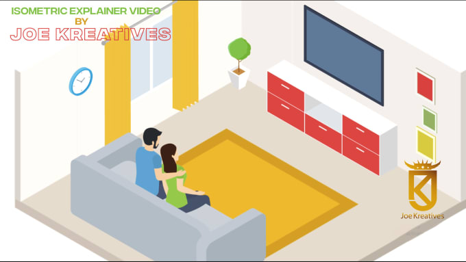 Gig Preview - Create a custom 2d or 3d isometric explainer video animation