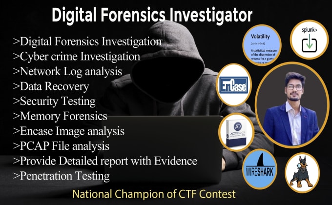 Gig Preview - Do digital forensics, virus, malware and log analysis, cybercrime investigation