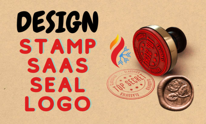 Gig Preview - Create custom stamp logo or rubber seal design