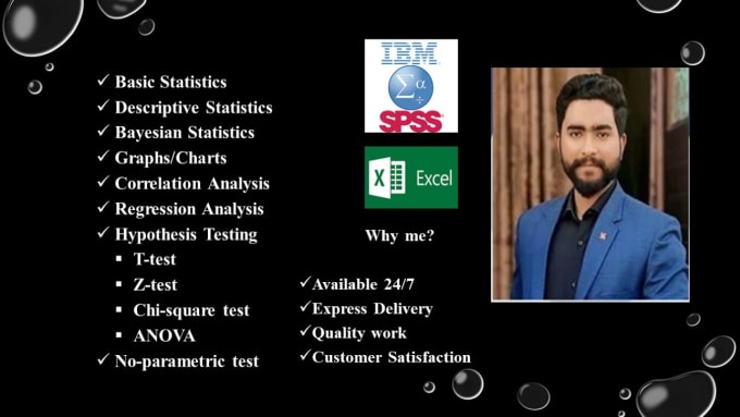 Gig Preview - Do data analysis using spss and excel