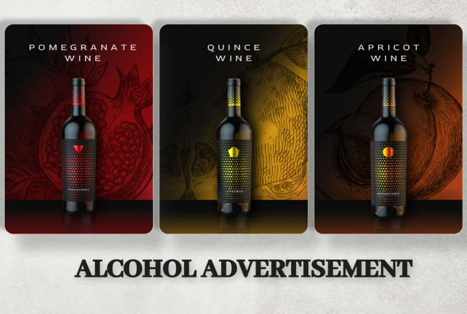 Gig Preview - Make alcohol advertising posts, posters, brochure