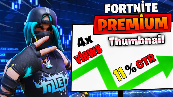 Make A 3d Fortnite 4k Thumbnail By Infiresu Fiverr