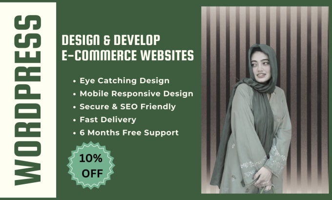 Gig Preview - Design and develop ecommerce websites