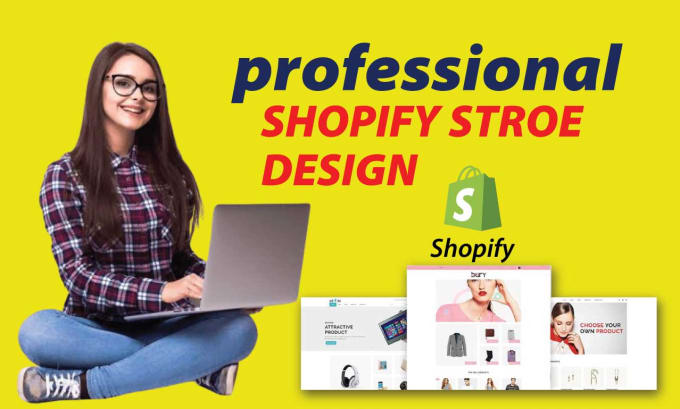 Gig Preview - Design a shopify dropshipping store, shopify website