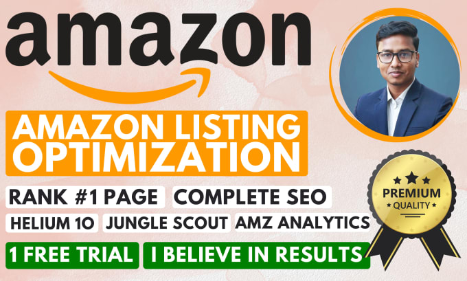 Gig Preview - Do amazon listing optimization, SEO product description that increase sales