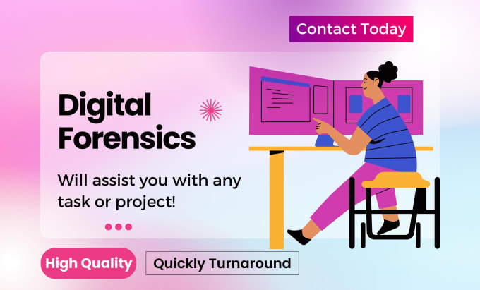 Gig Preview - Help you in digital forensics and computer forensics tasks