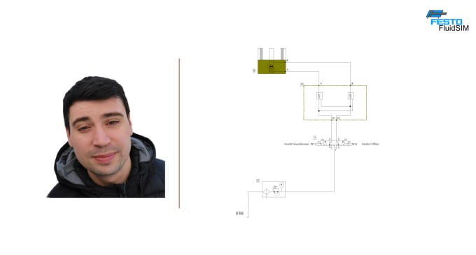 Gig Preview - Start creating a pneumatic plan using fluidsim for you