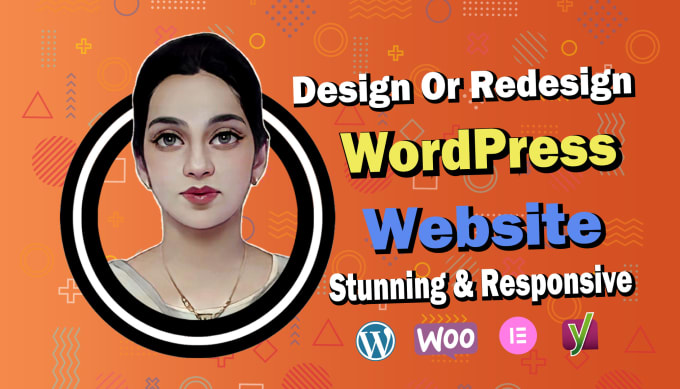 Gig Preview - Design or redesign responsive and stunning wordpress website