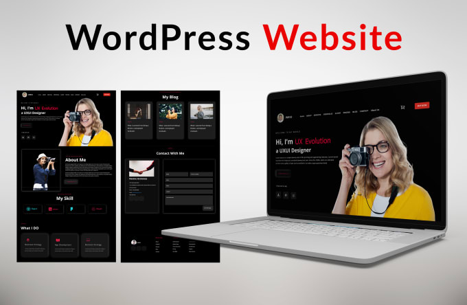 Gig Preview - Create responsive business wordpress website design