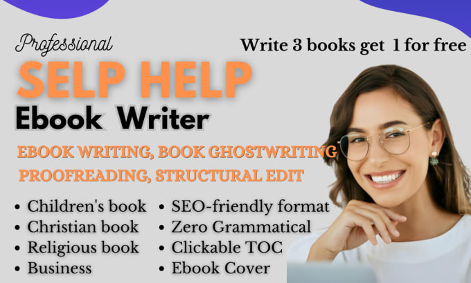 Bestseller - ghostwrite self help,mental health ebook,children ebook writer,ebook paraphaser