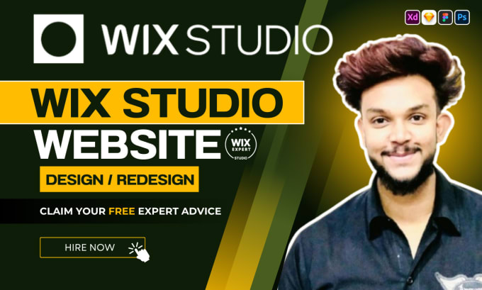 Gig Preview - Create wix studio website design,redesign wix studio website