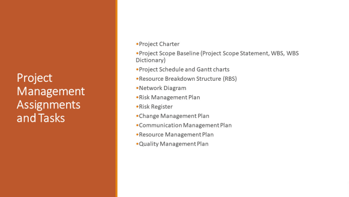 Gig Preview - Do project management tasks and assignments