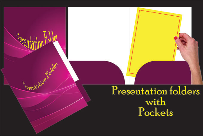 Gig Preview - Design and layout presentation folders for you