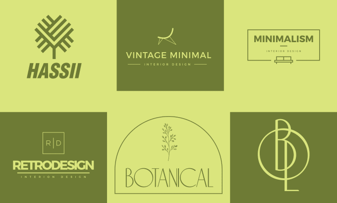 Gig Preview - Do minimalist logo design brand identity for your website