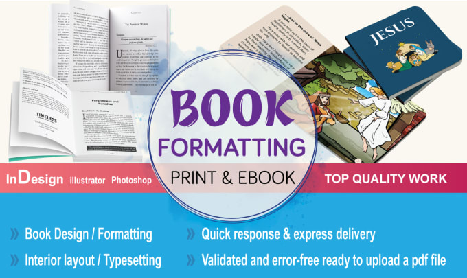 Gig Preview - Formatting book for amazon KDP and book publishing