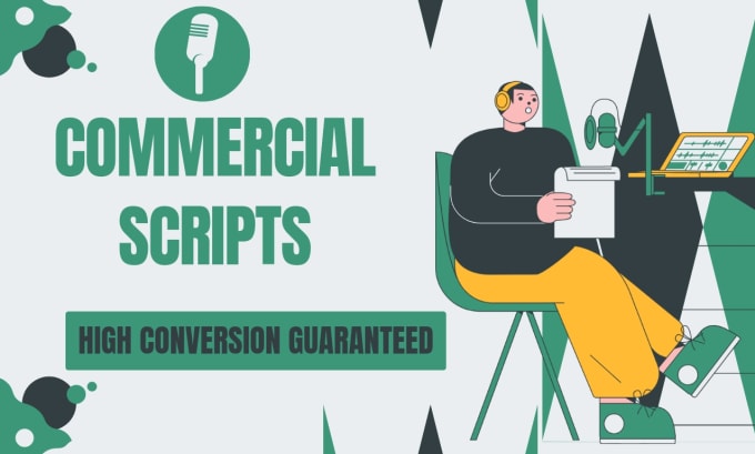 Gig Preview - Craft compelling radio and tv commercial ad scripts for you