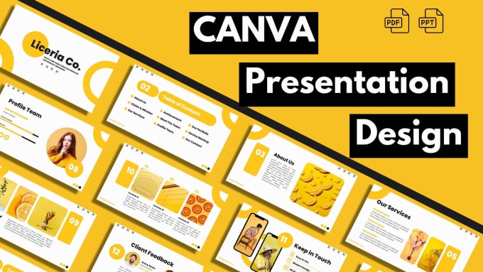 Gig Preview - Design branded canva presentation with visual expertise