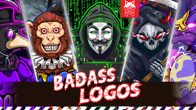 Gig Preview - Design an badass mascot logo for you