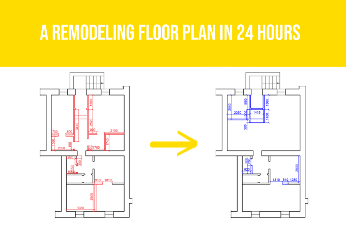 Bestseller - create a redesign of floor plan for a house, flat or administrative space