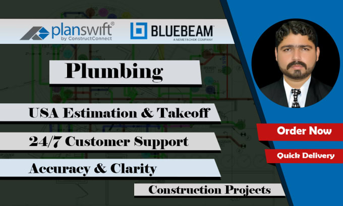 Gig Preview - Do plumbing takeoff and cost estimates for all types of construction projects