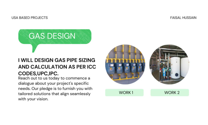 Gig Preview - Do gas piping design and calculations as per your USA locations