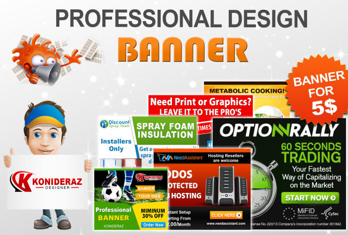 Gig Preview - Create a professional web banner ,AdWords ,ads banner