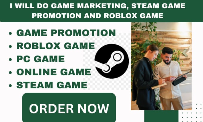 Do steam game promotion, roblox game, game promotion by Ore_josh