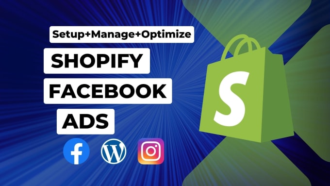 Bestseller - setup shopify facebook ads campaign and optimization