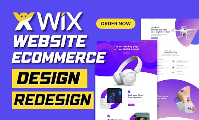 Bestseller - build wix website design wix redesign develop ecommerce website or online store