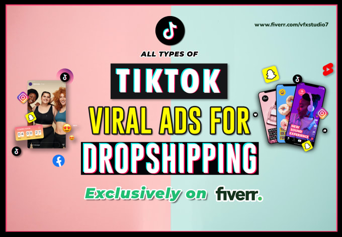 Gig Preview - Make viral dropshipping video ads for tik tok facebook products video editing