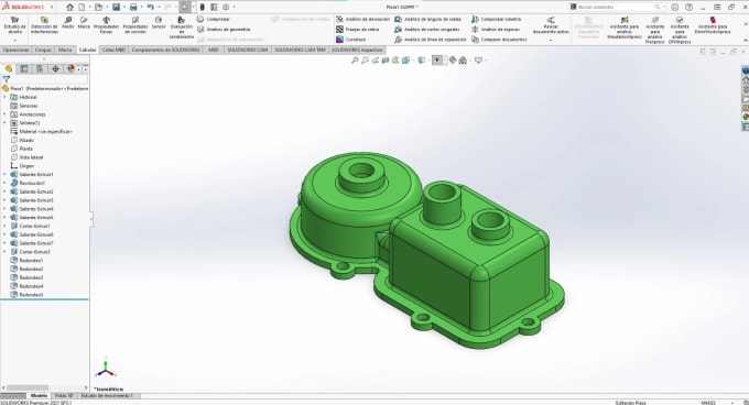 Gig Preview - Perform 3d and 2d design and modeling in solidworks