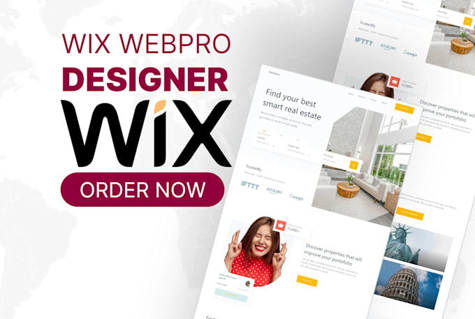 Gig Preview - Build wix website, redesign wix expert design, develop wix website redesign