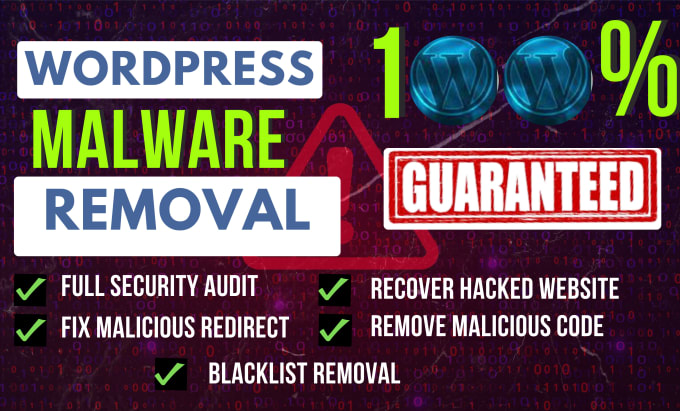 Gig Preview - Recover hacked wordpress website, remove malware, virus and ensure security