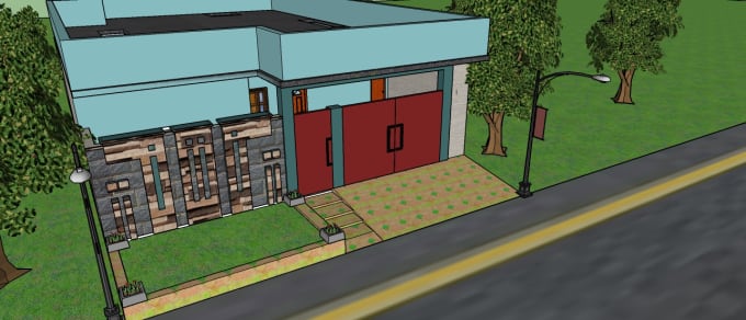 Gig Preview - Design 3d architectural models in sketchup and autocad