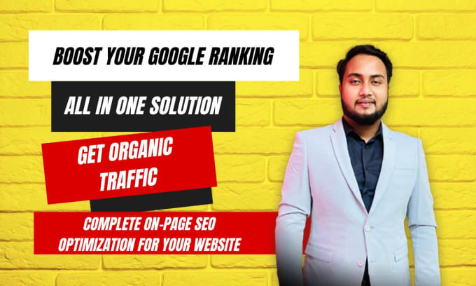 Gig Preview - Do complete on page SEO and technical optimization for google ranking