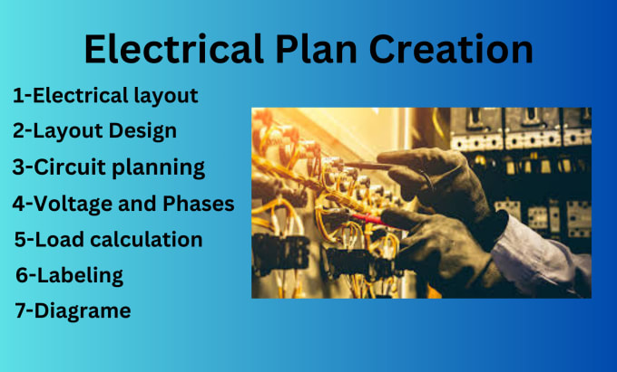 Gig Preview - Do electrical plan creation and circuit design